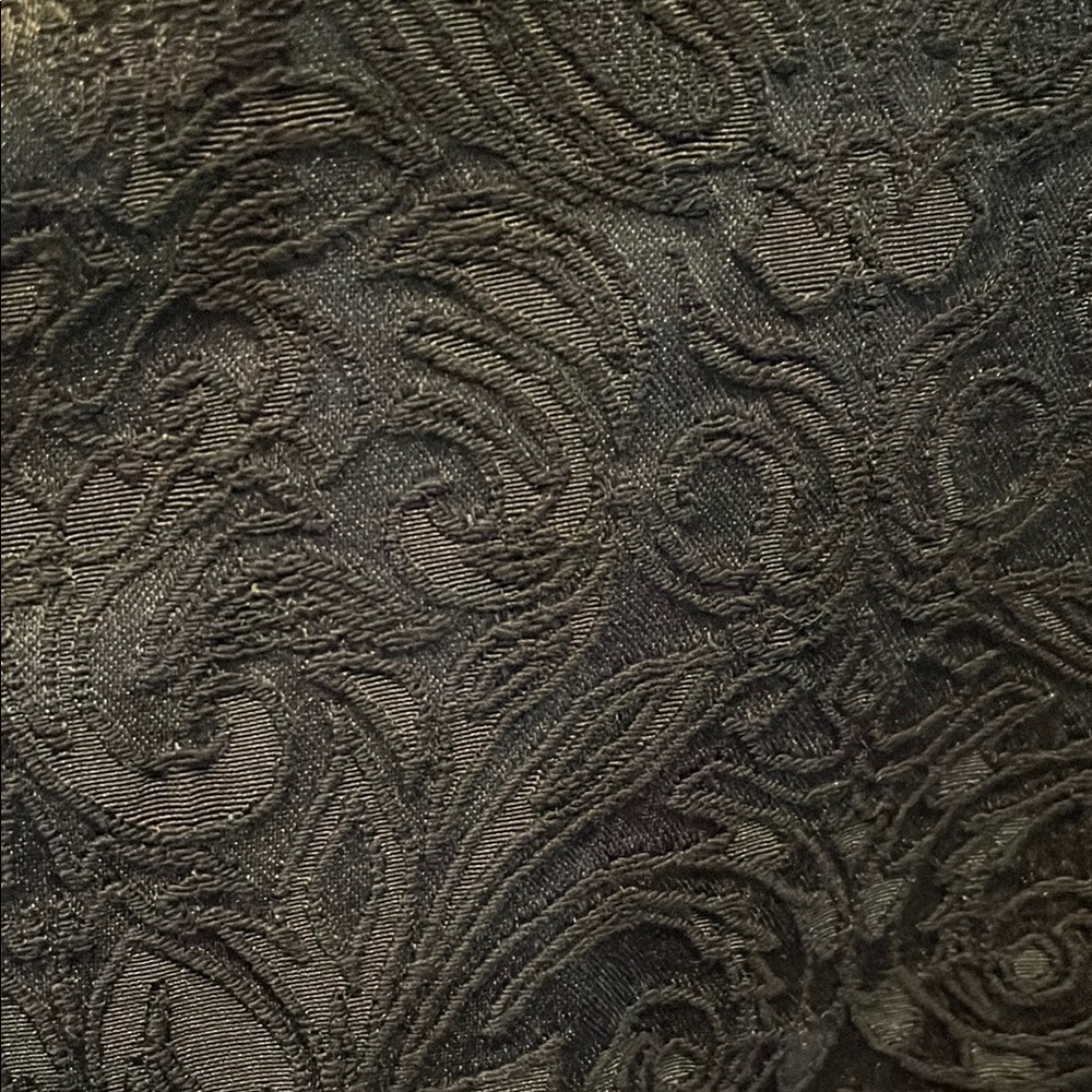 Chico's Elegant Black Textured Pants - Size 12 equals Chico’s size 2 - Picture 3 of 5